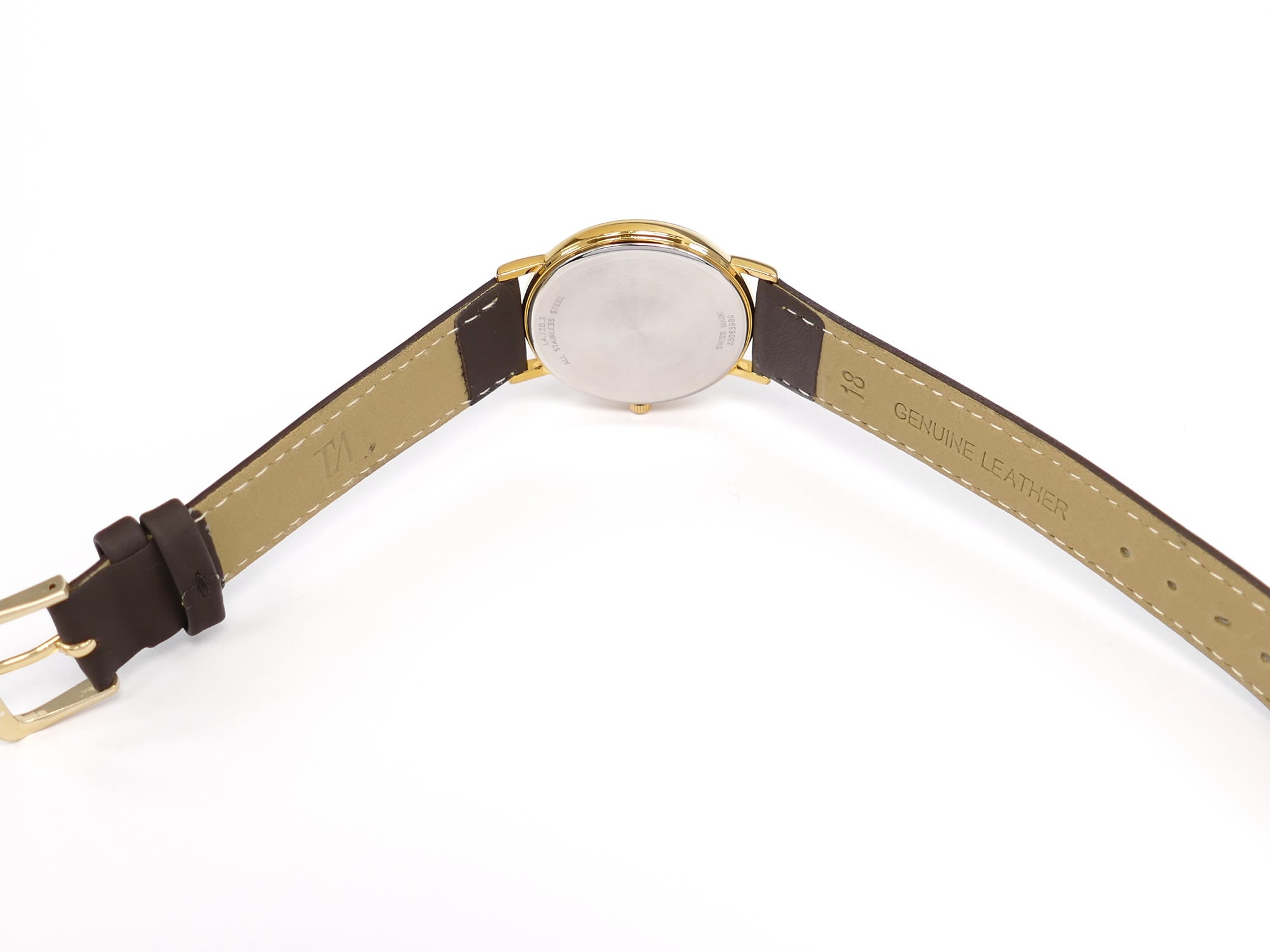 Longines Présence L4.720.2 two piece leather strap