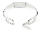 Gucci 1500 L Pink Mother of Pearl Dial Stainless Steel bangle