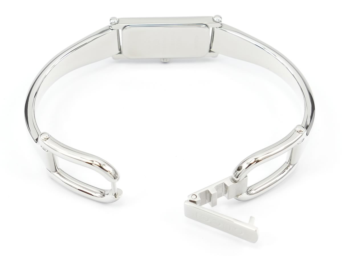 Gucci 1500 L Pink Mother of Pearl Dial Stainless Steel bangle