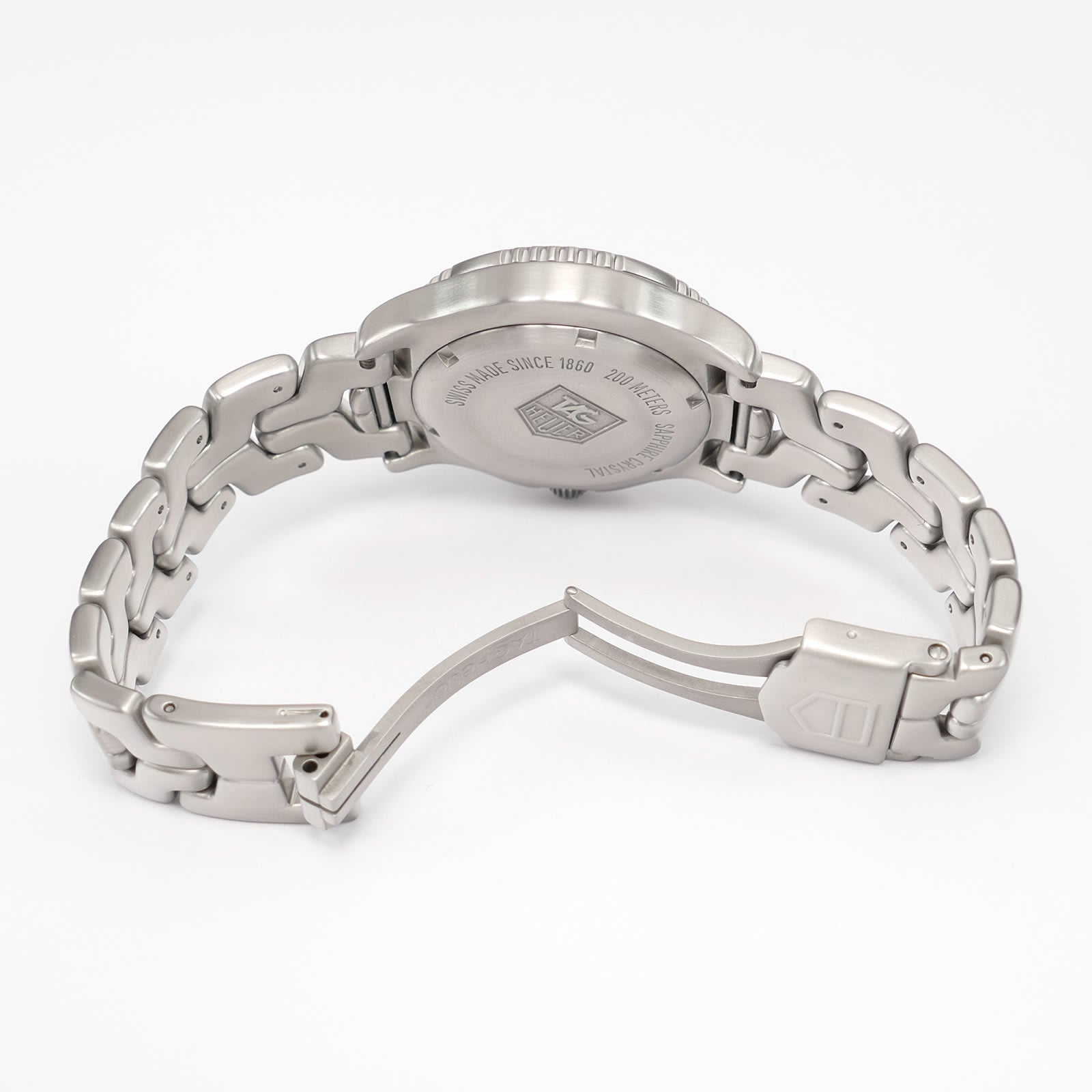 TAG Heuer Link WT1112 stainless steel folding clasp