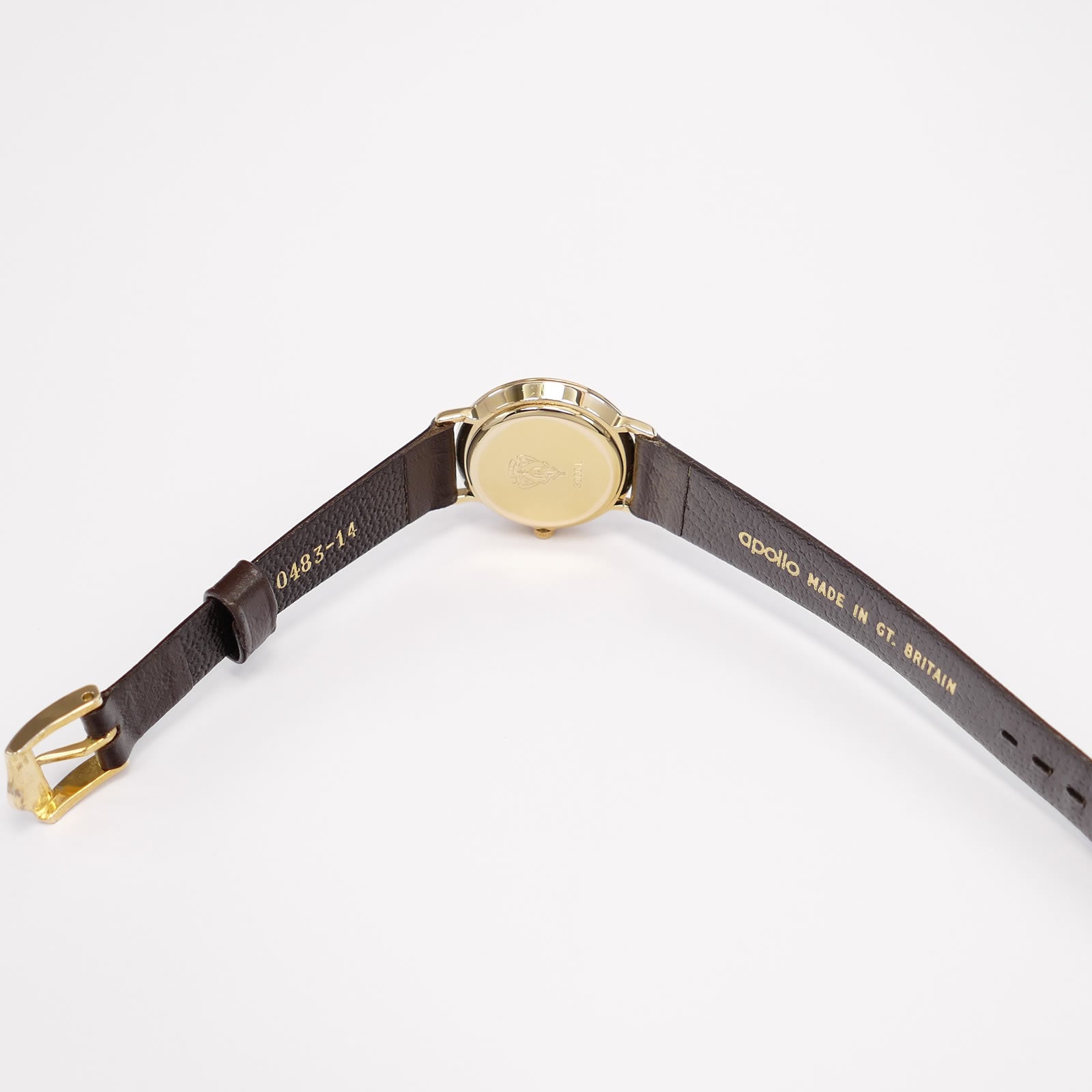 Gucci 3000L two piece brown leather strap