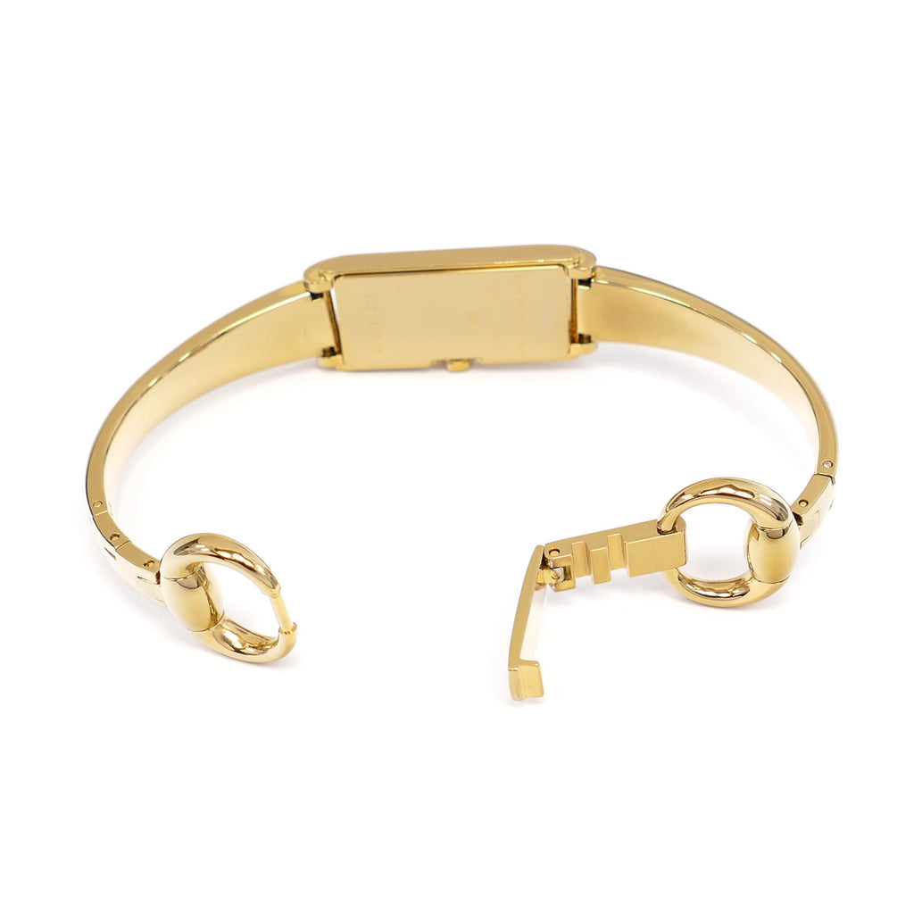 Gucci G-Line 109 18k Gold Plated bangle clip