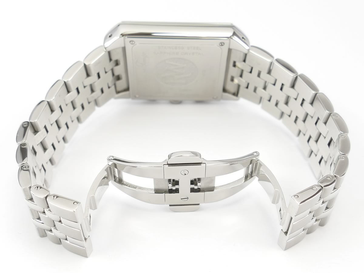 Raymond Weil Tango Chronograph Black Dial 4881-ST-00209 double folding stainless steel clasp