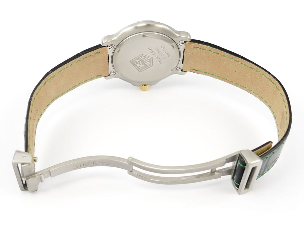 TAG Heuer 6000 Green Chronometer WH5253 genuine leather aftermarket strap