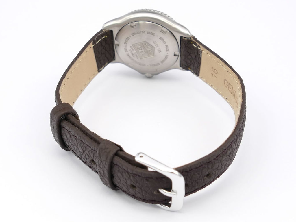 TAG Heuer SEL Silver WI1310 leather strap