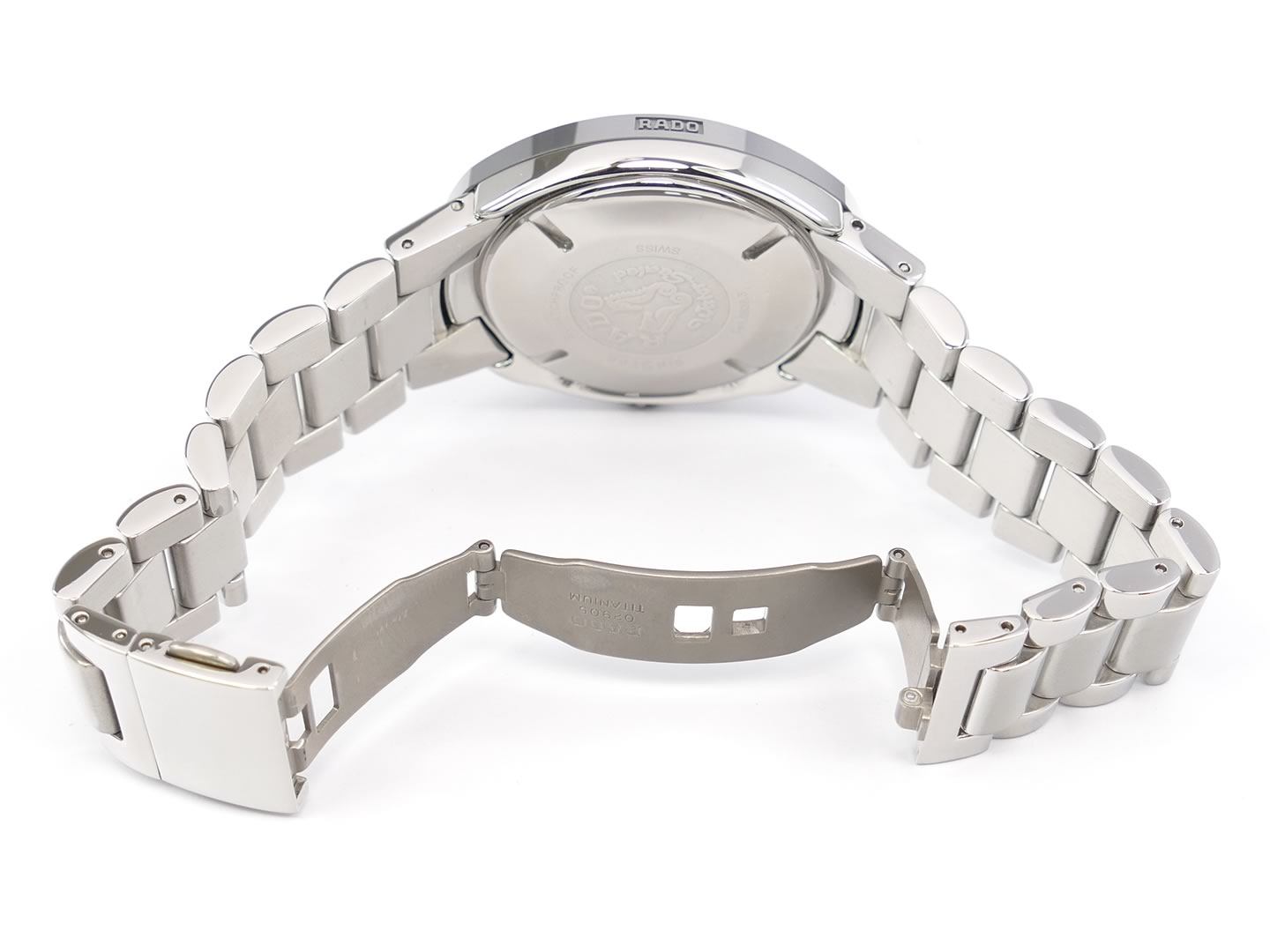 Rado Diastar Chronograph Black 541.0638.3 folding titanium clasp