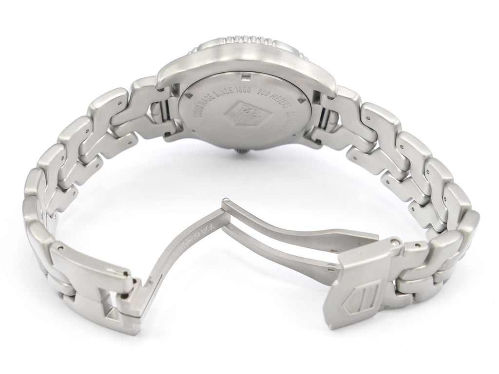 TAG Heuer Link Blue Dial WT1110.BA0550 screw down crown