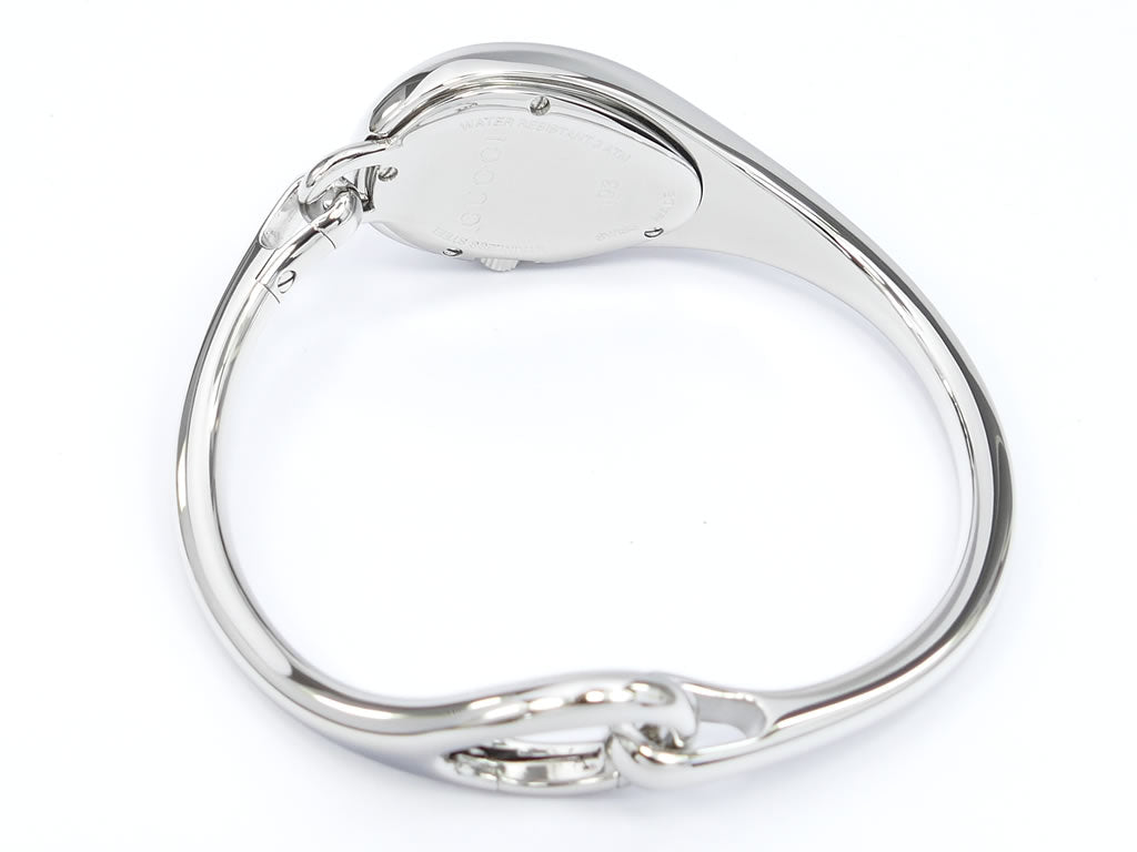 Gucci Horsebit 103 YA103501 stainless steel bangle watch