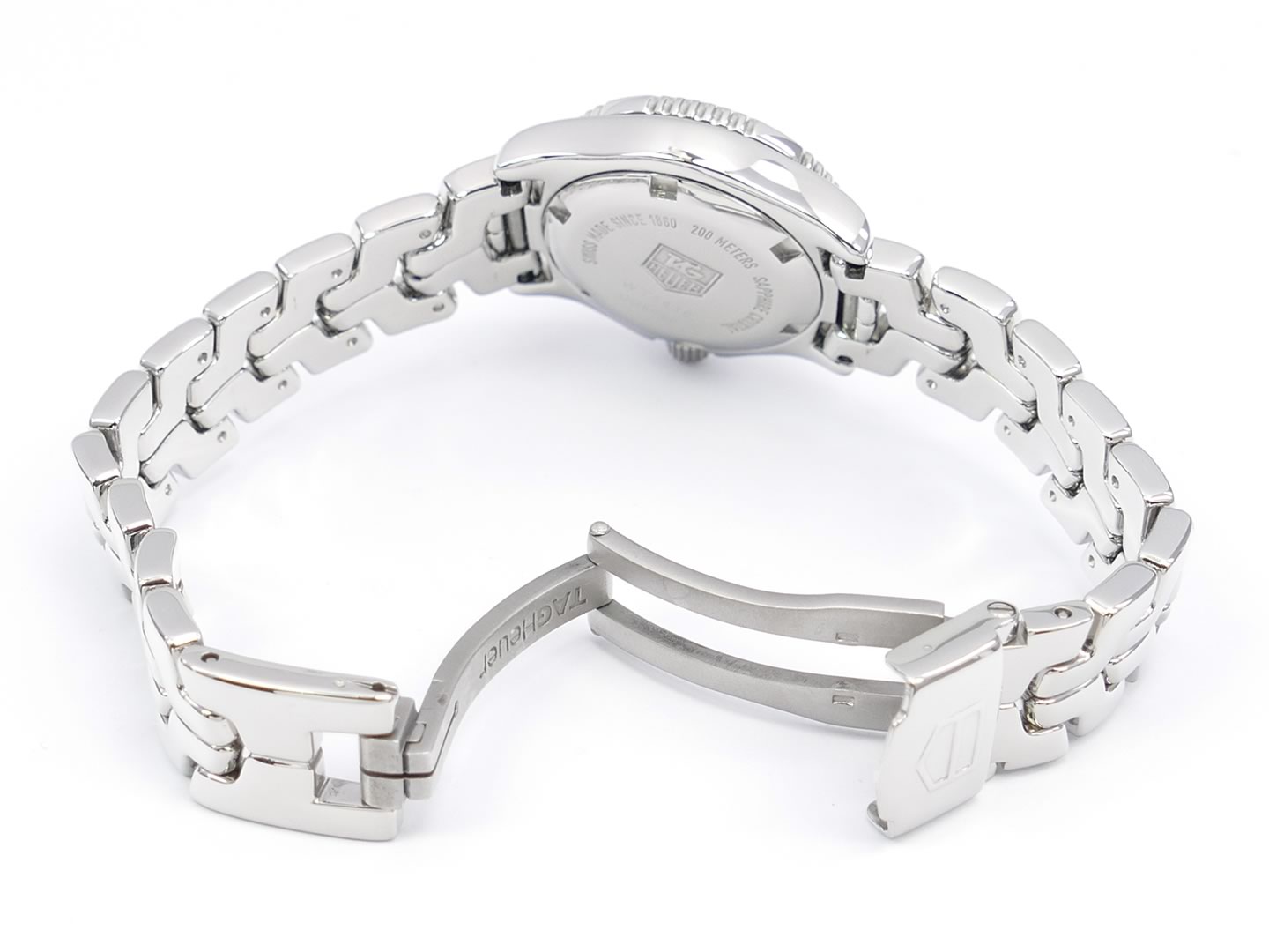 TAG Heuer Link Silver WT1416.BA0561 folding stainless steel clasp