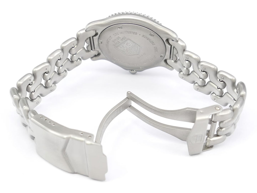 TAG Heuer SEL Red Dial WG111C folding clasp with security clasp