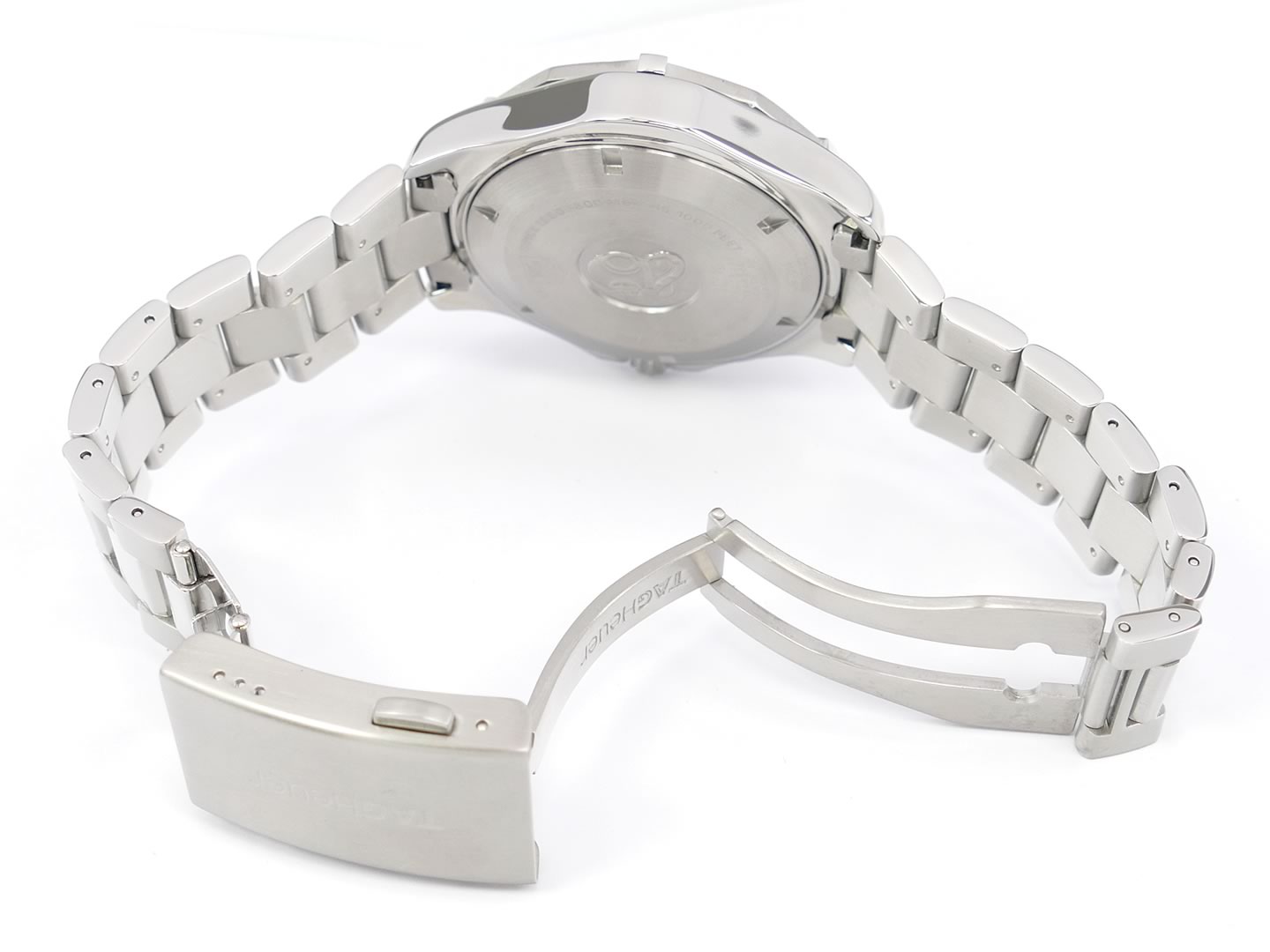 TAG Heuer Aquaracer Calibre S Silver CAF7011.BA0815 wetsuit expansion clasp