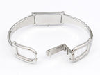 Gucci 1500 L Pink Mother of Pearl Dial stainless steel bangle