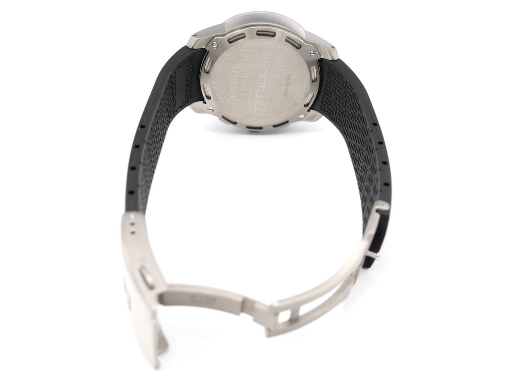 Tissot T-Touch II Black T047.420.17.051.00 new black rubber strap