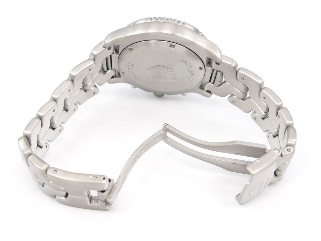 TAG Heuer Link Chronograph Black CT1111.BA0550 folding clasp with security clasp