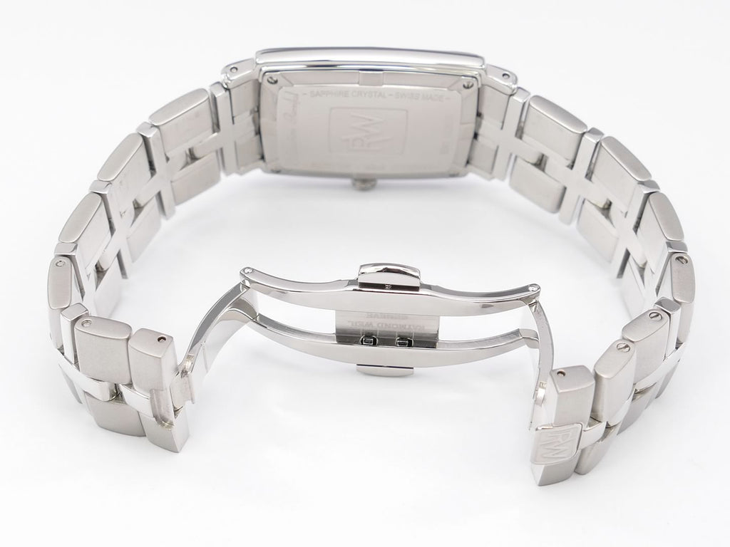 Raymond Weil Parsifal Grey Dial 9341-ST-00607 bi folding clasp
