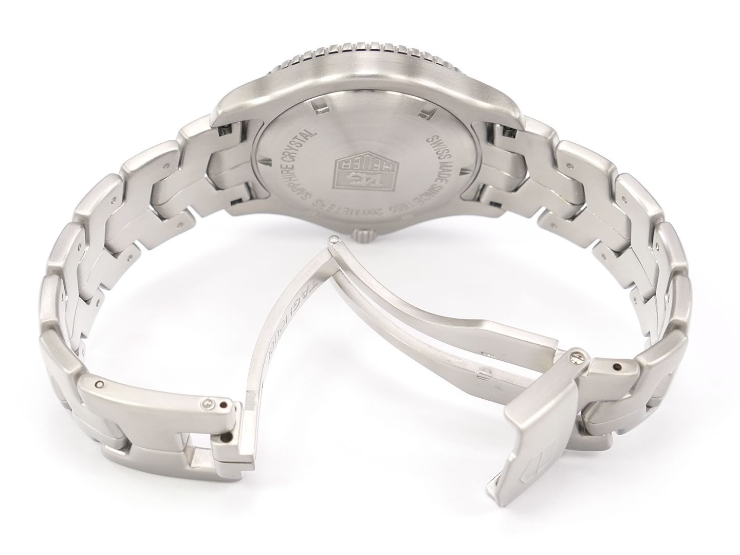 TAG Heuer Link Black WJ1110.BA0570 folding clasp with security clasp