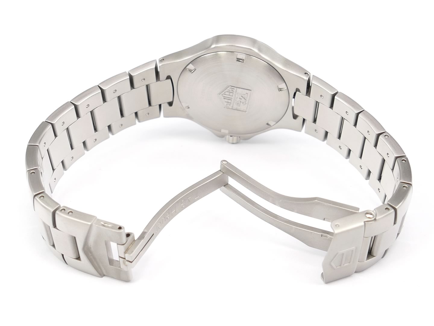 TAG Heuer Kirium Mid Size Silver Dial WL121E.BA0704 folding clasp with security clasp
