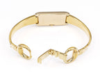Gucci G-Line 109 18k gold jewellery clip