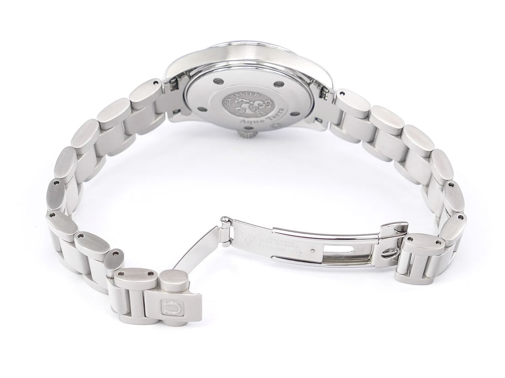 Omega Seamaster Aqua Terra Silver 2577.30.00 fold and slide clasp