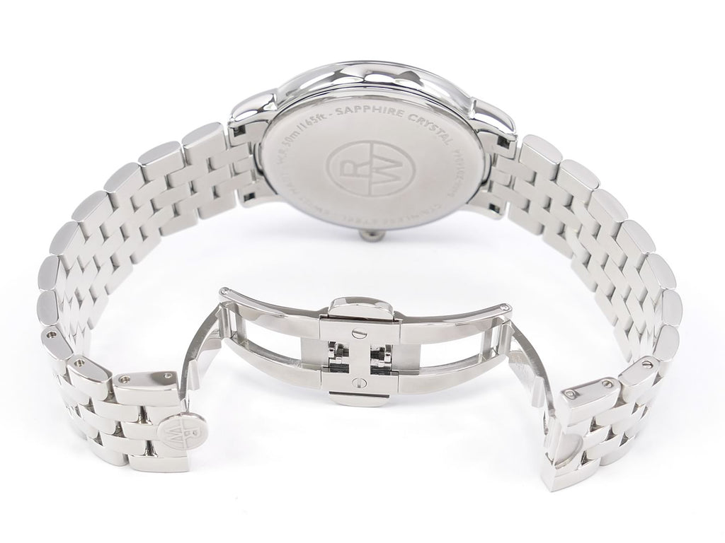Raymond Weil Toccata White 488-ST-00300 concealed double folding clasp