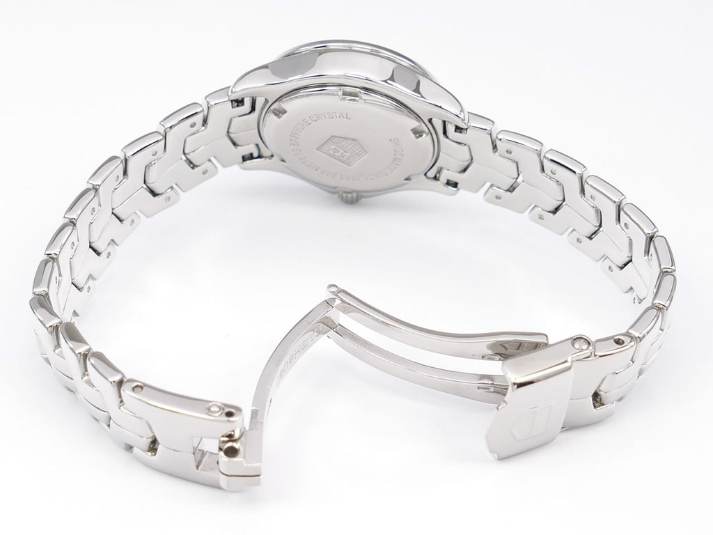 TAG Heuer Link WJF1318.BA0572 stainless steel folding clasp with security clasp