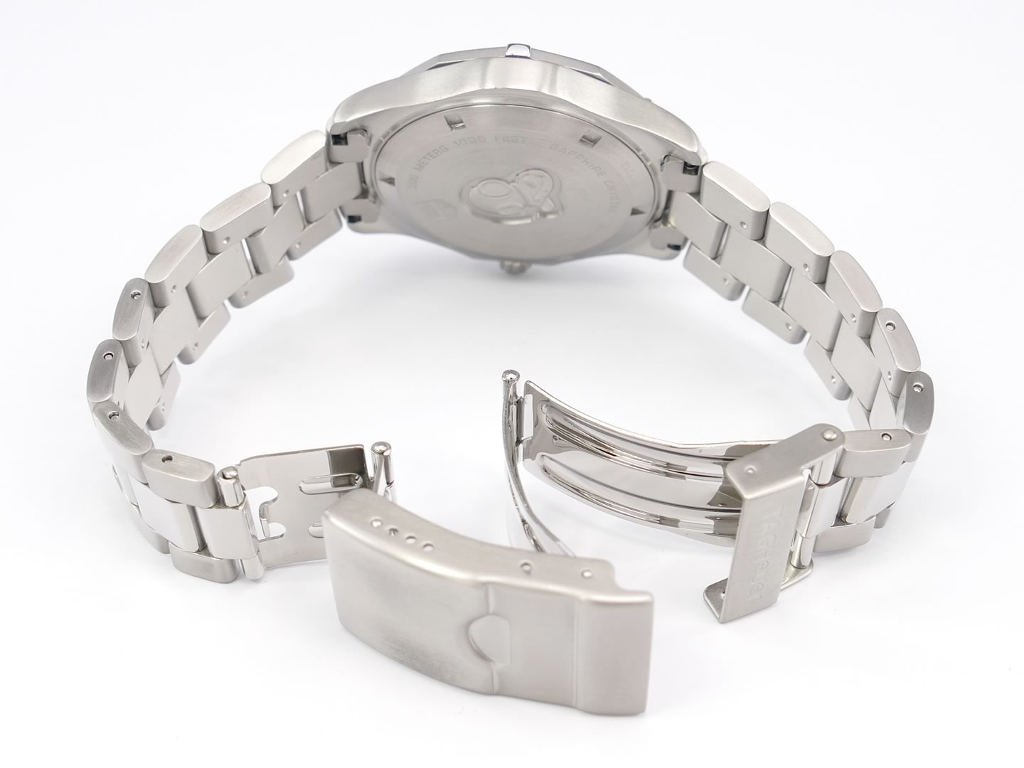 TAG Heuer Aquaracer Silver WAF1112.BA0801 folding clasp
