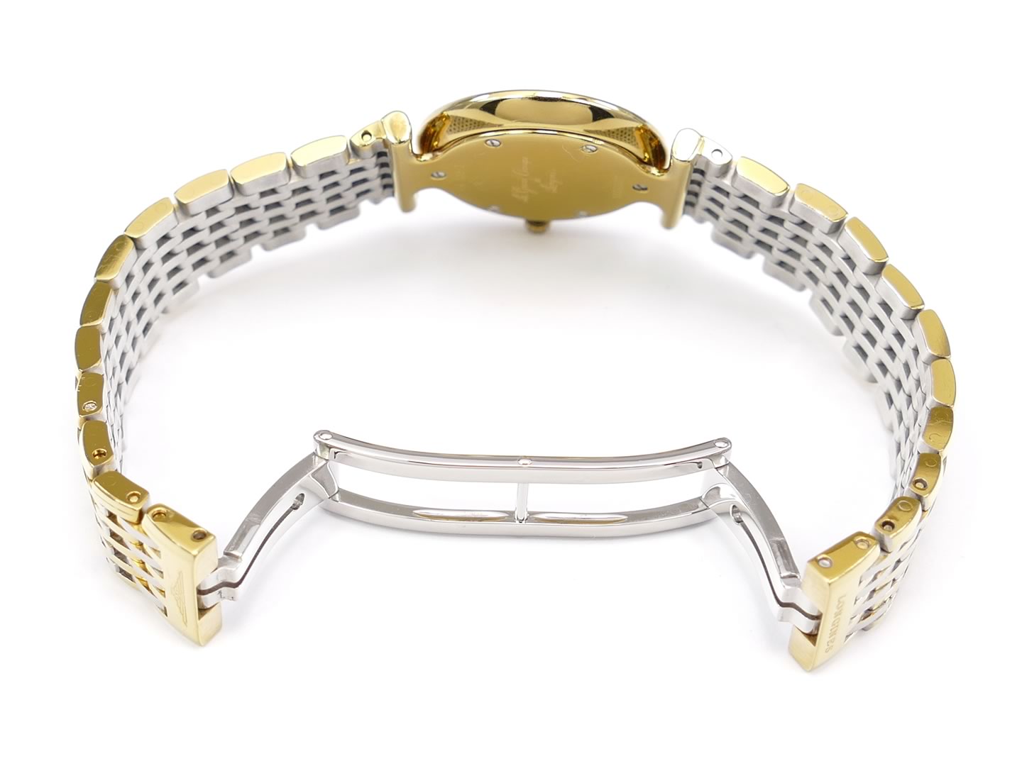 Longines La Grande Classique White L4.209.2.11.7 bi folding stainless steel concealed clasp