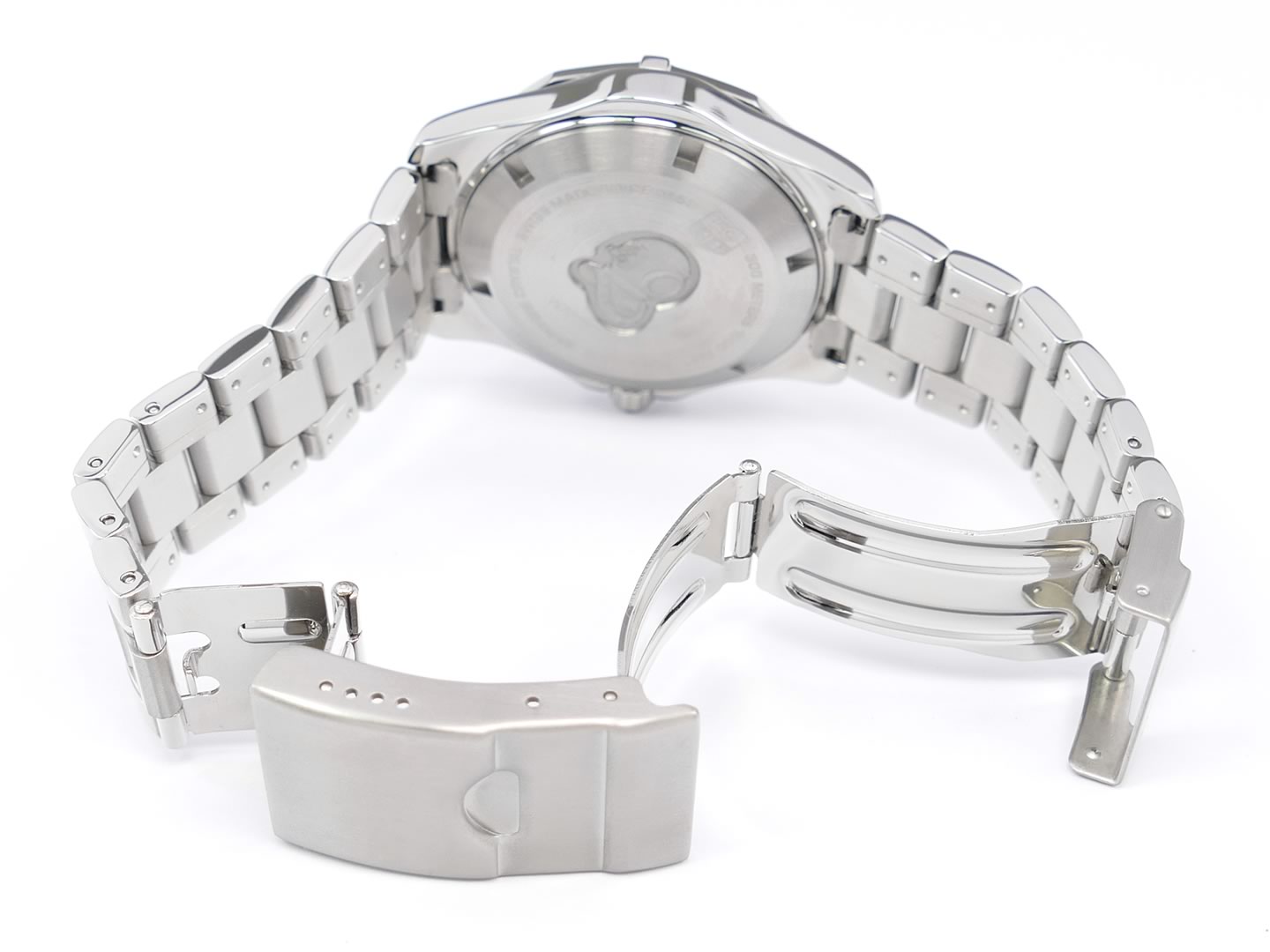 TAG Heuer Aquaracer WAF2111.BA0806 wet suit expansion clasp and security clasp