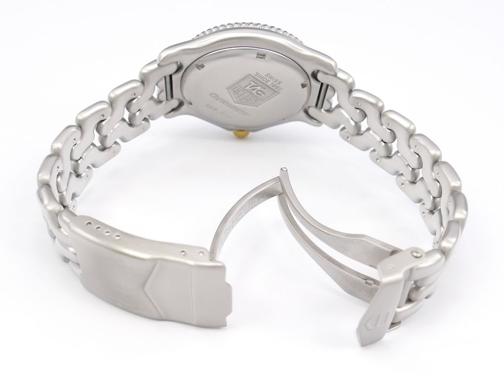 TAG Heuer SEL S87.806 folding clasp with security clasp