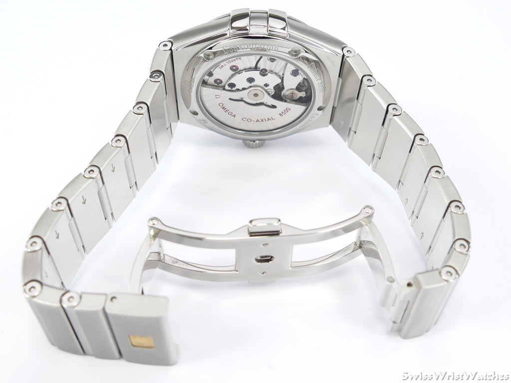 Omega Constellation 8500 Black 123.10.38.21.51.001 side view