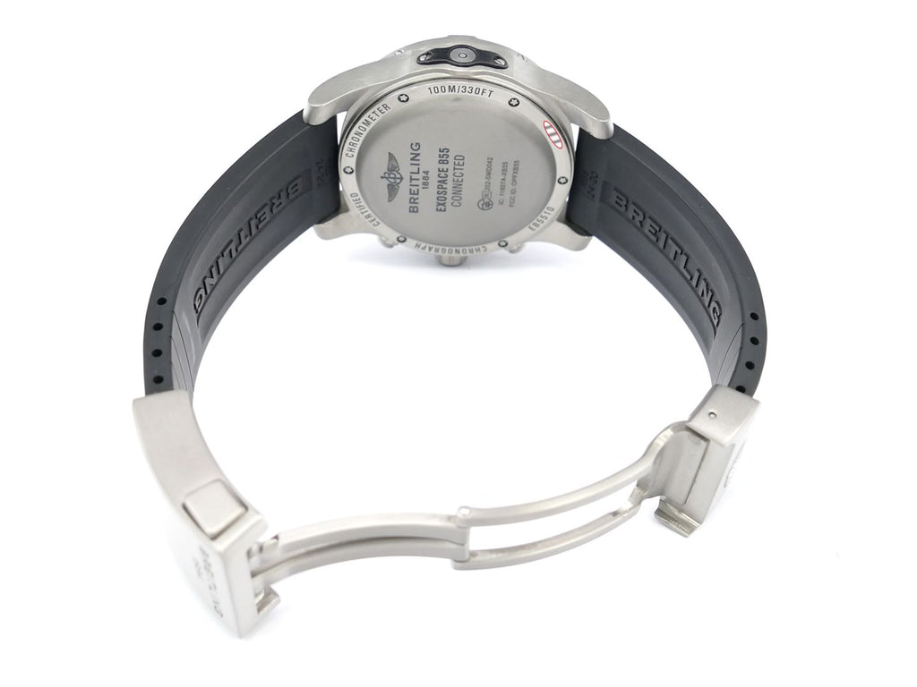 Breitling Exospace B55 black rubber strap