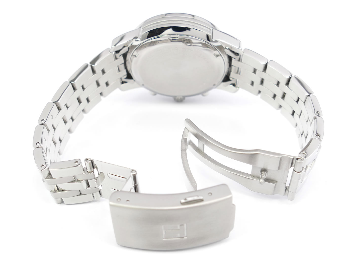 Tissot PRC 200 Chronograph Blue T461 folding clasp with wet suit expansion
