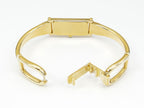 Gucci 1500L 18k Gold Plated Small Bangle