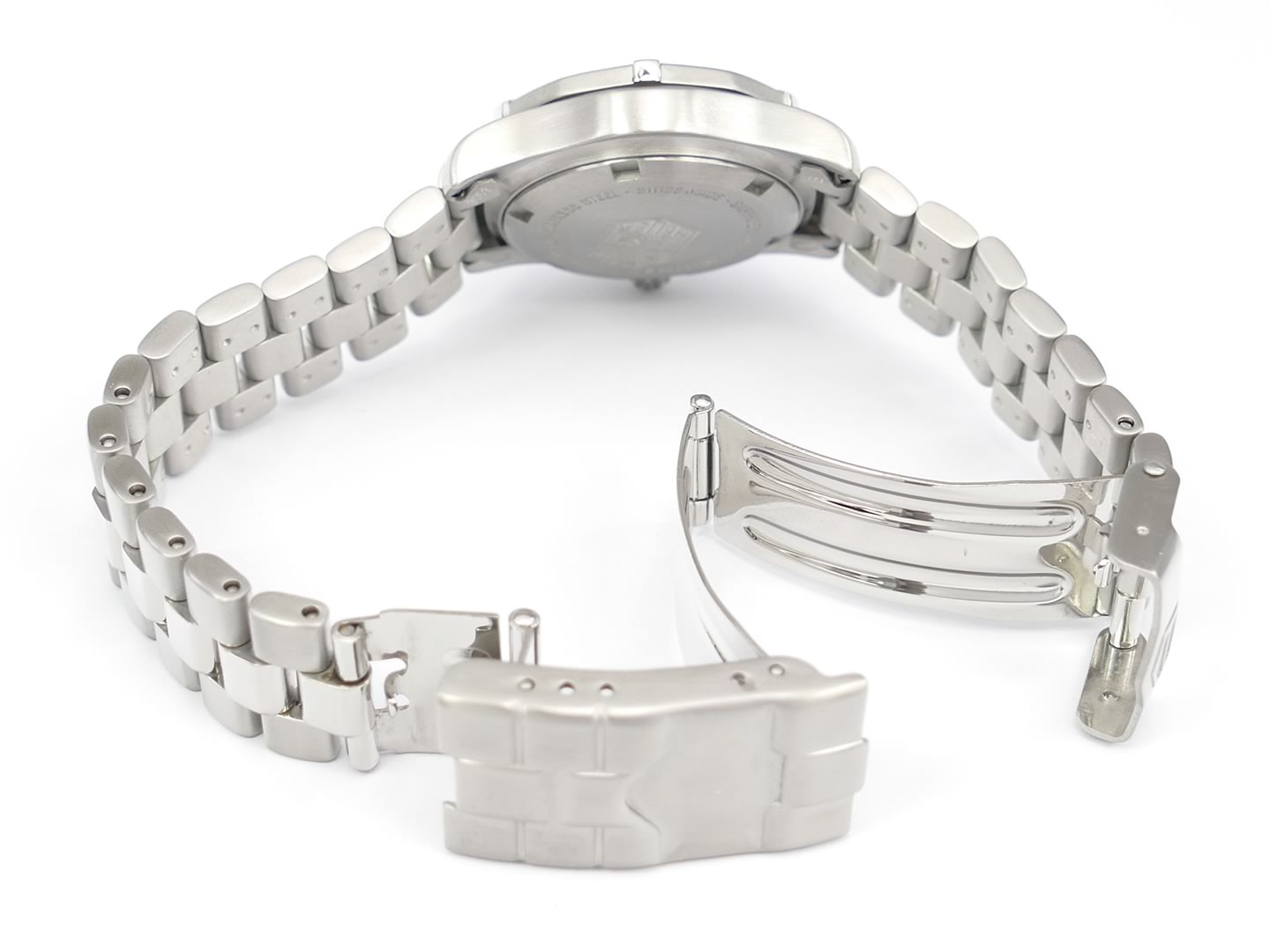 TAG Heuer 2000 Classic Silver Dial WK1312.BA0313 wet suit expansion and security clasps