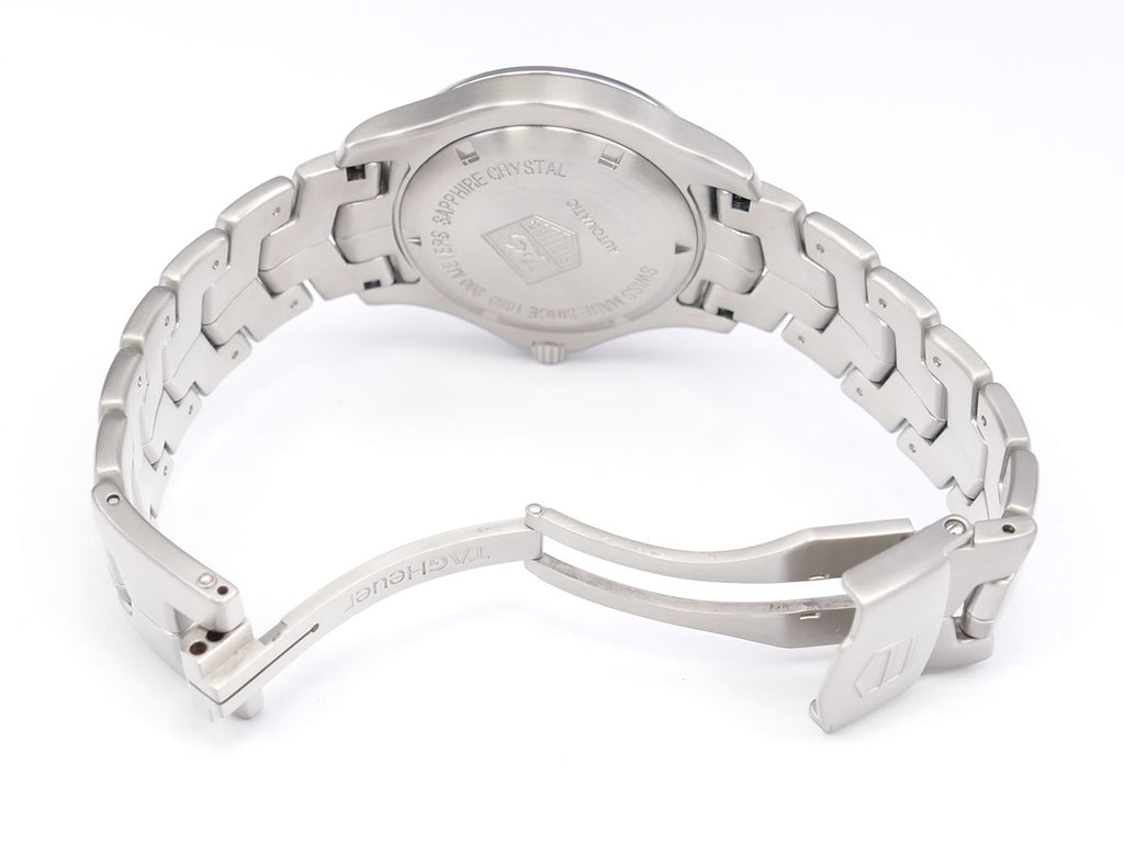 TAG Heuer Link WJF2112 Stainless Steel folding clasp with security clasp