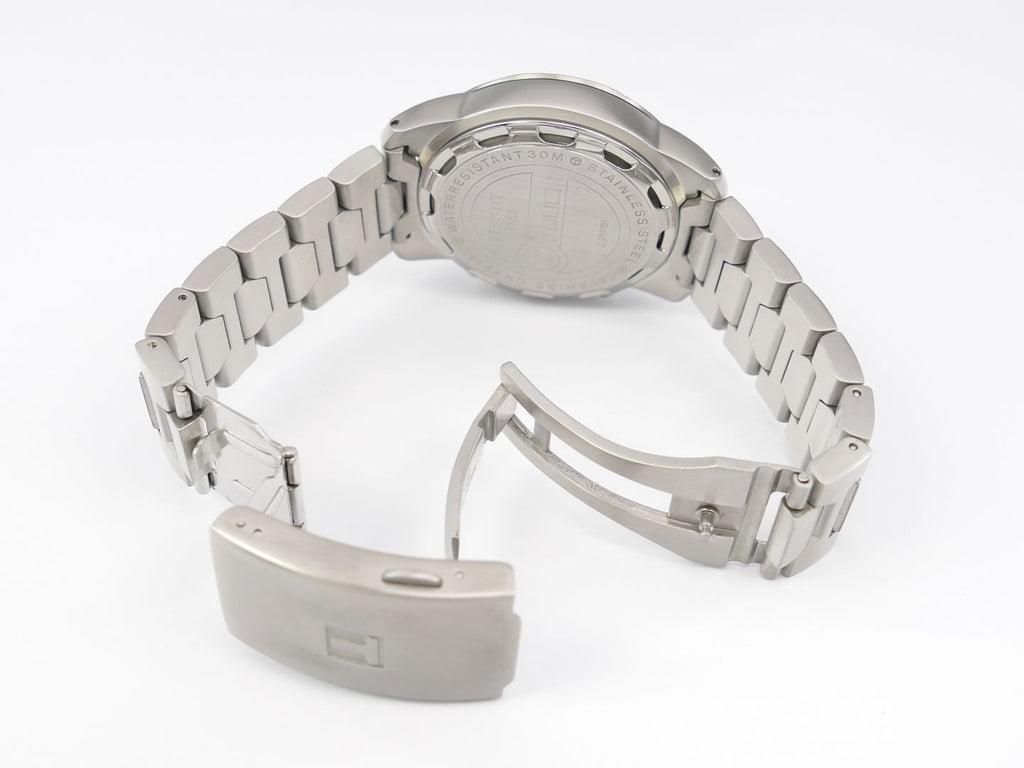 Tissot T-Touch Silver Stainless Steel Z251/351 folding clasp and wet suit expansion