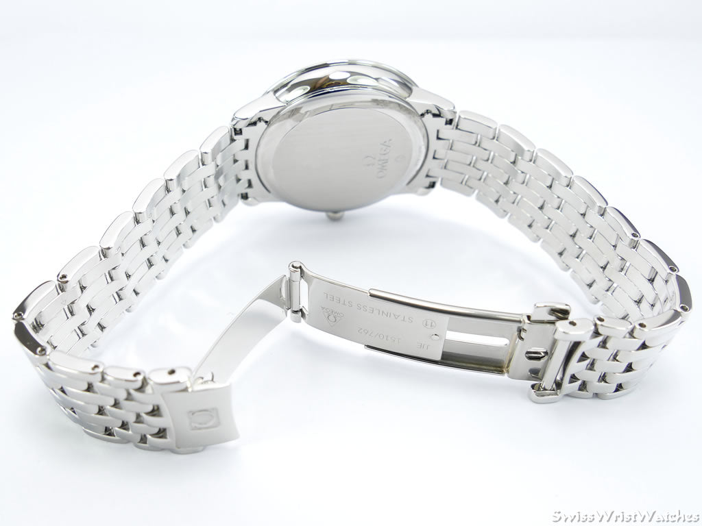 Omega De Ville Prestige Silver 424.10.37.20.02.001 side view