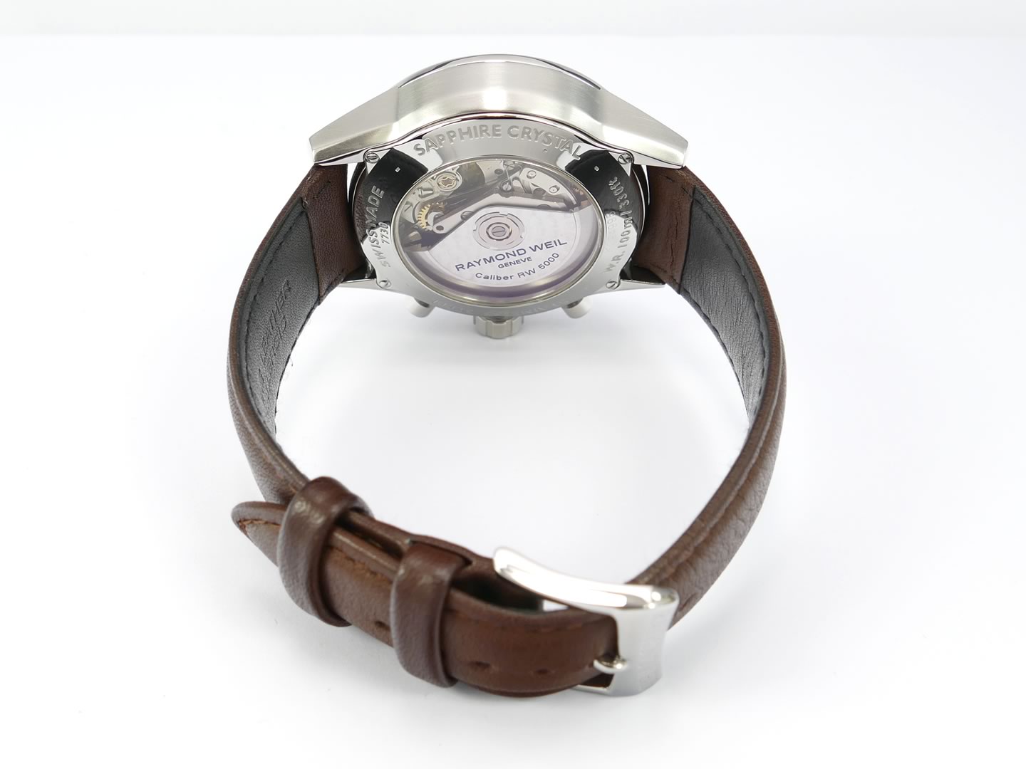 Raymond Weil Freelancer Black Chronograph 7730-STC-20101 side view