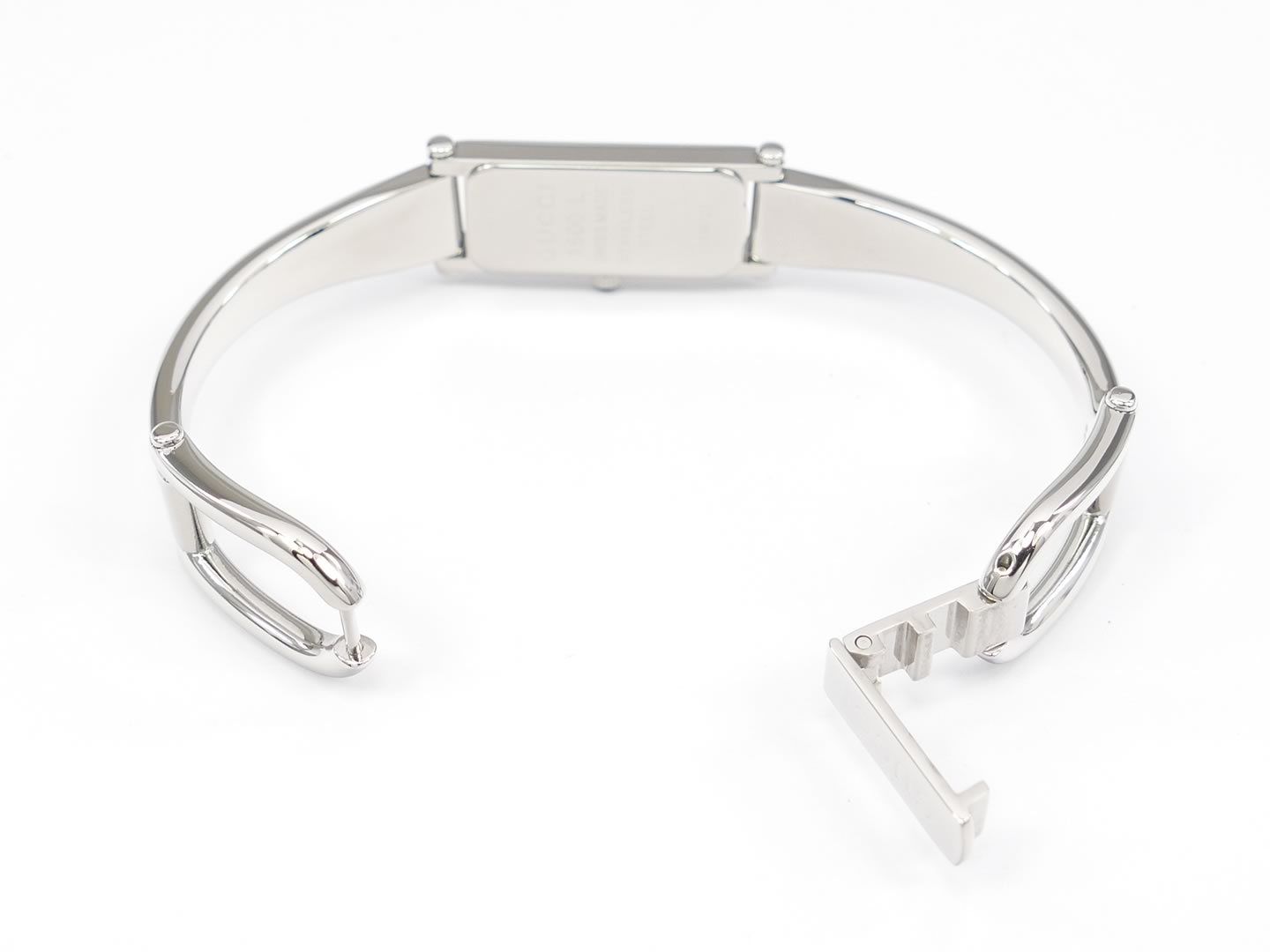 Gucci 1500L Silver Dial on Small Stainless Steel Bangle – SWWatches