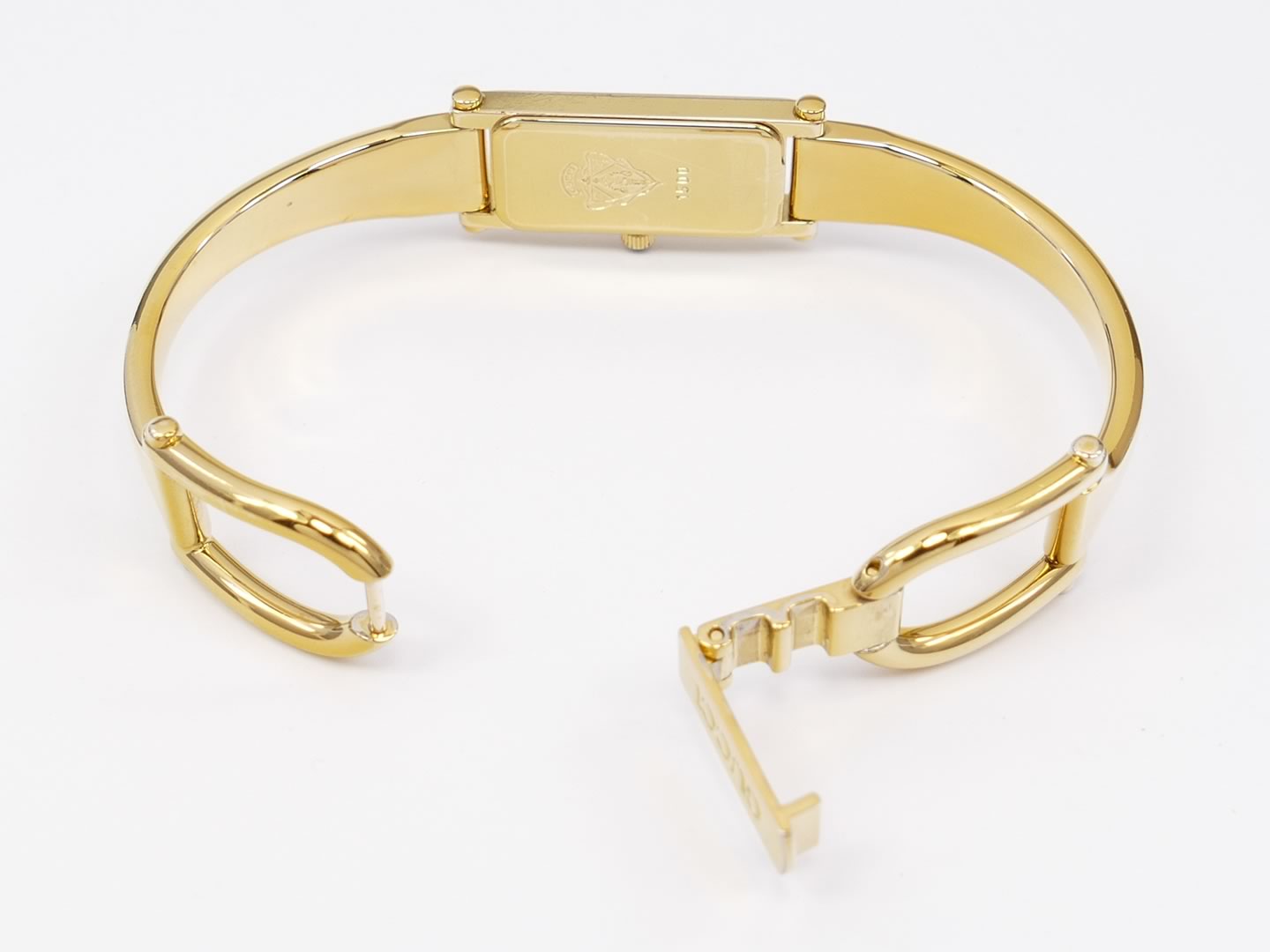 Gucci 1500 18k Gold Plated Bangle clip