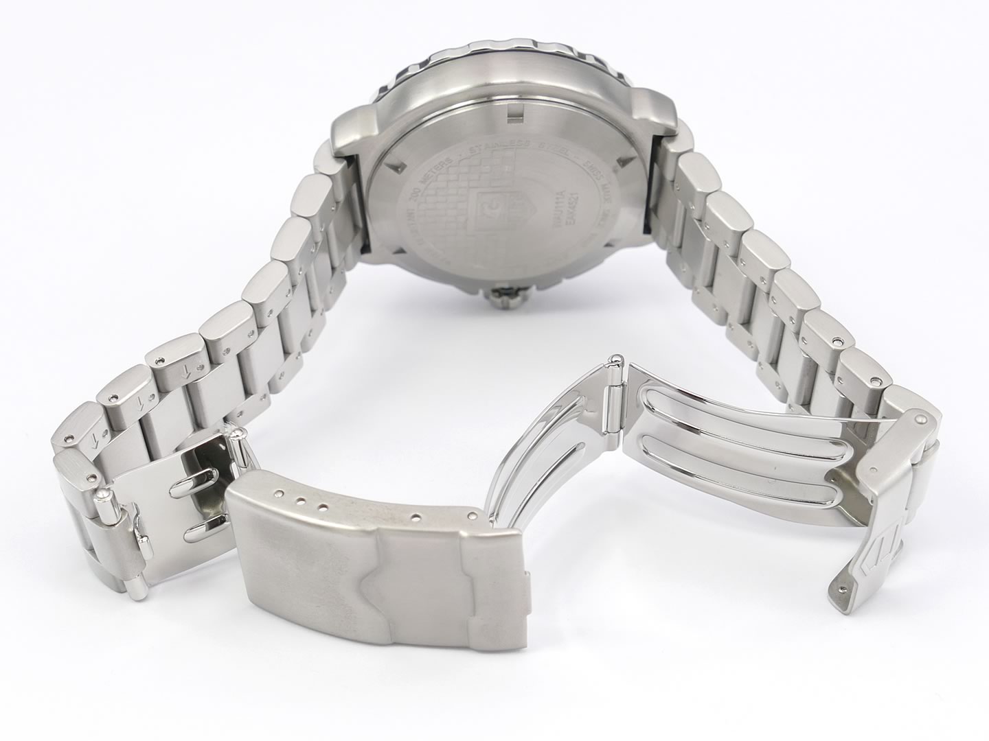 TAG Heuer Formula 1 WAU111A.BA0858 folding clasp with wet suit and security clasps