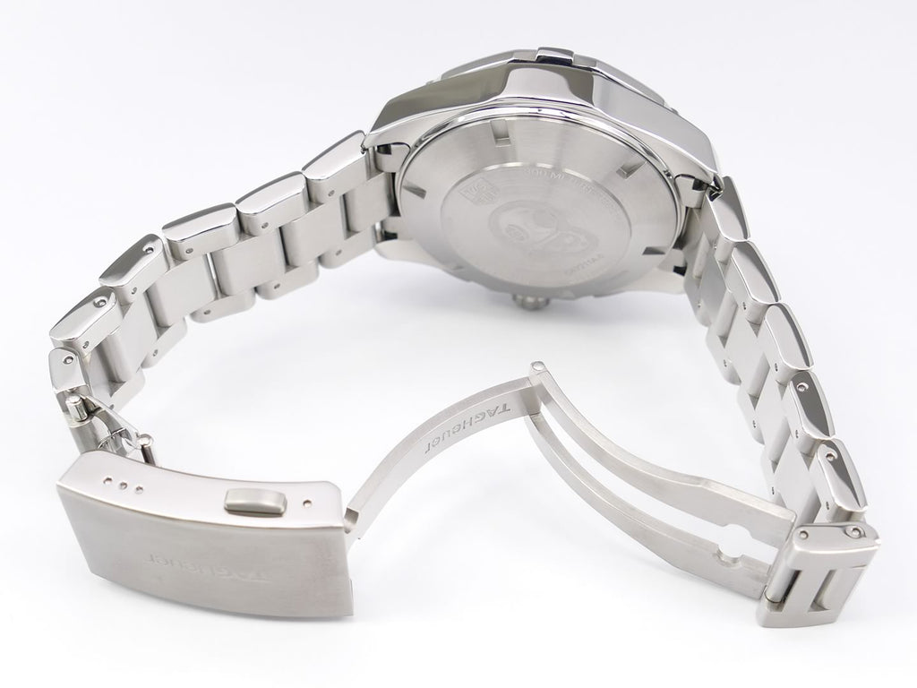 TAG Heuer Aquaracer CAY211A.BA0927 folding clasp with wet suit expansion