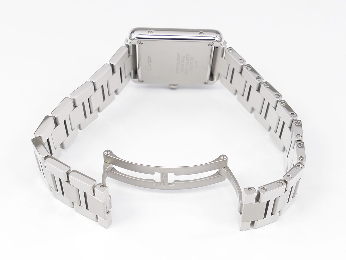Cartier Tank Solo 3170 double folding clasp