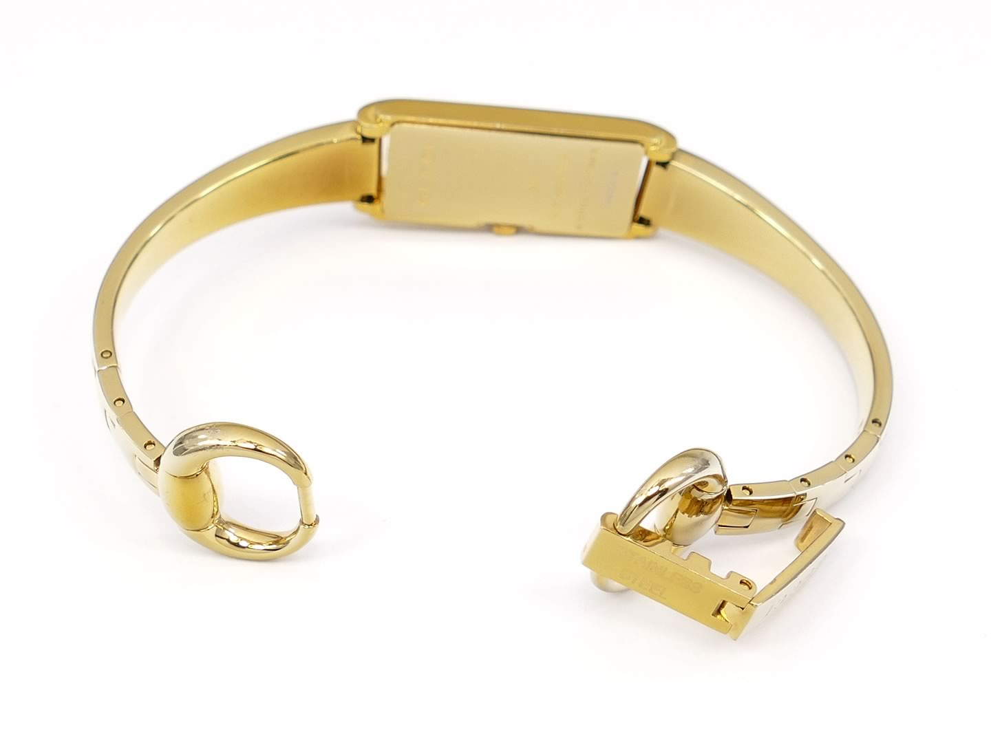 Gucci G-Line 109 18k Gold Plated Bangle clasp YA109524
