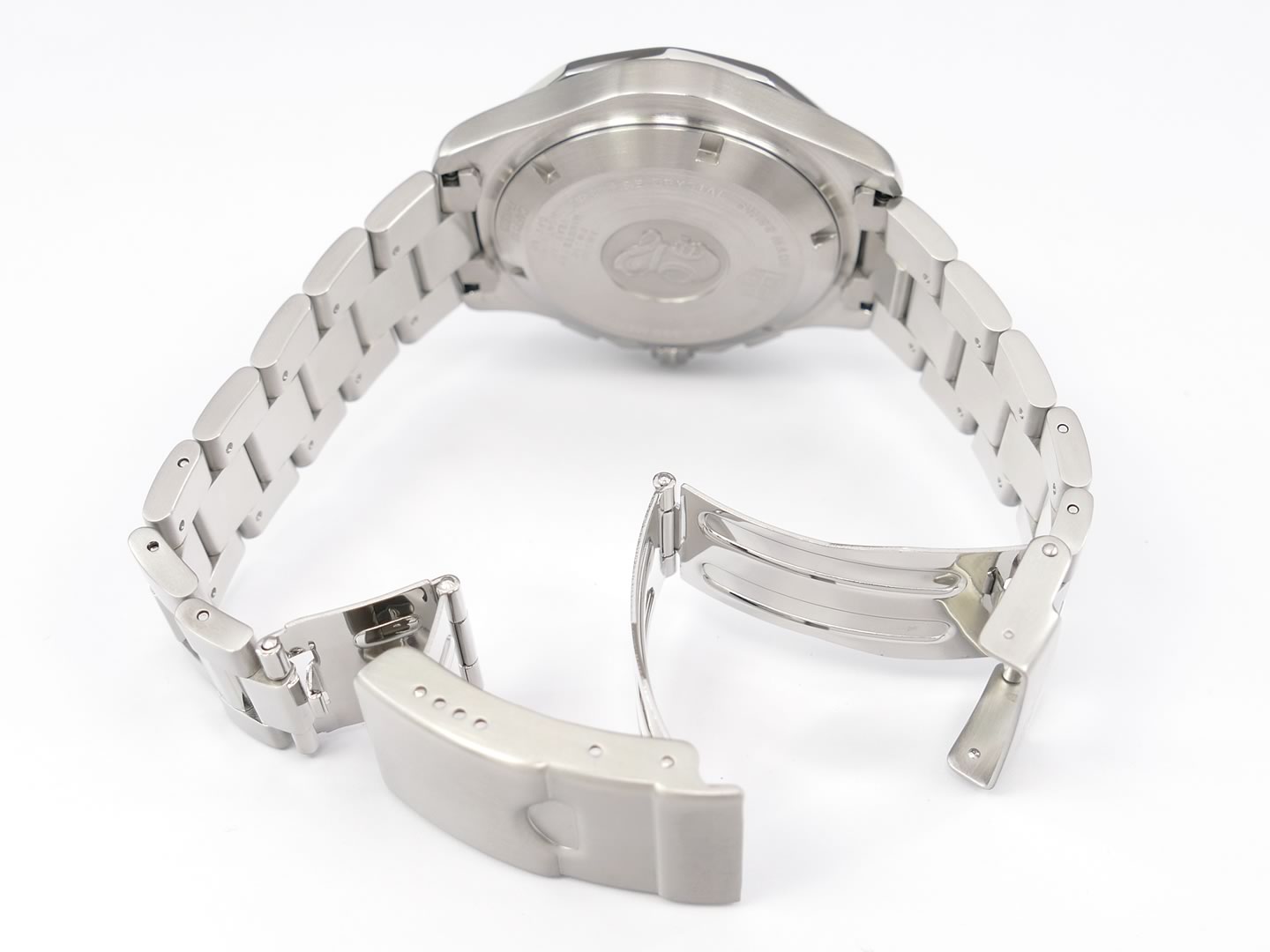 TAG Heuer Aquaracer Regatta CAF7110.BA0803 folding clasp with wet suit extension
