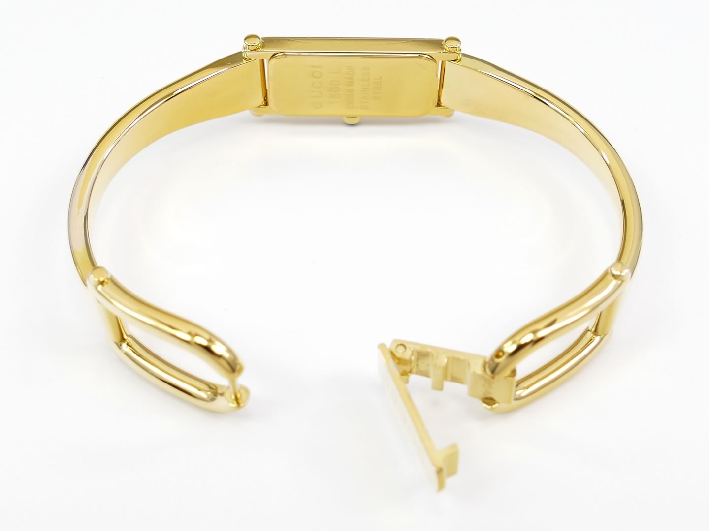 Gucci 1500L 18k Gold Plated Bangle clip