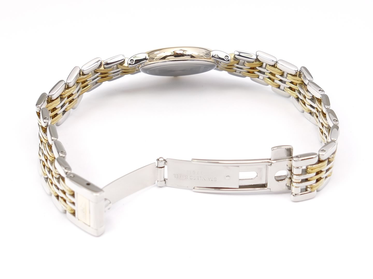Longines Flagship Stainless Steel fold and slide clasp