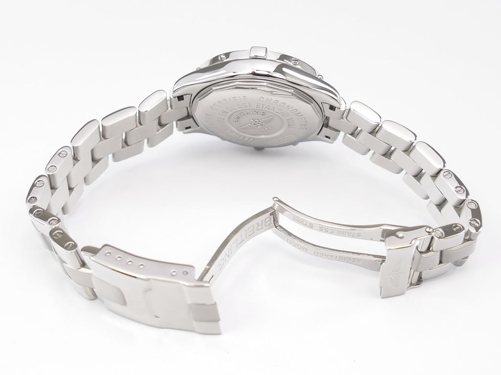 Breitling Colt Chrono A73350 folding clasp with security