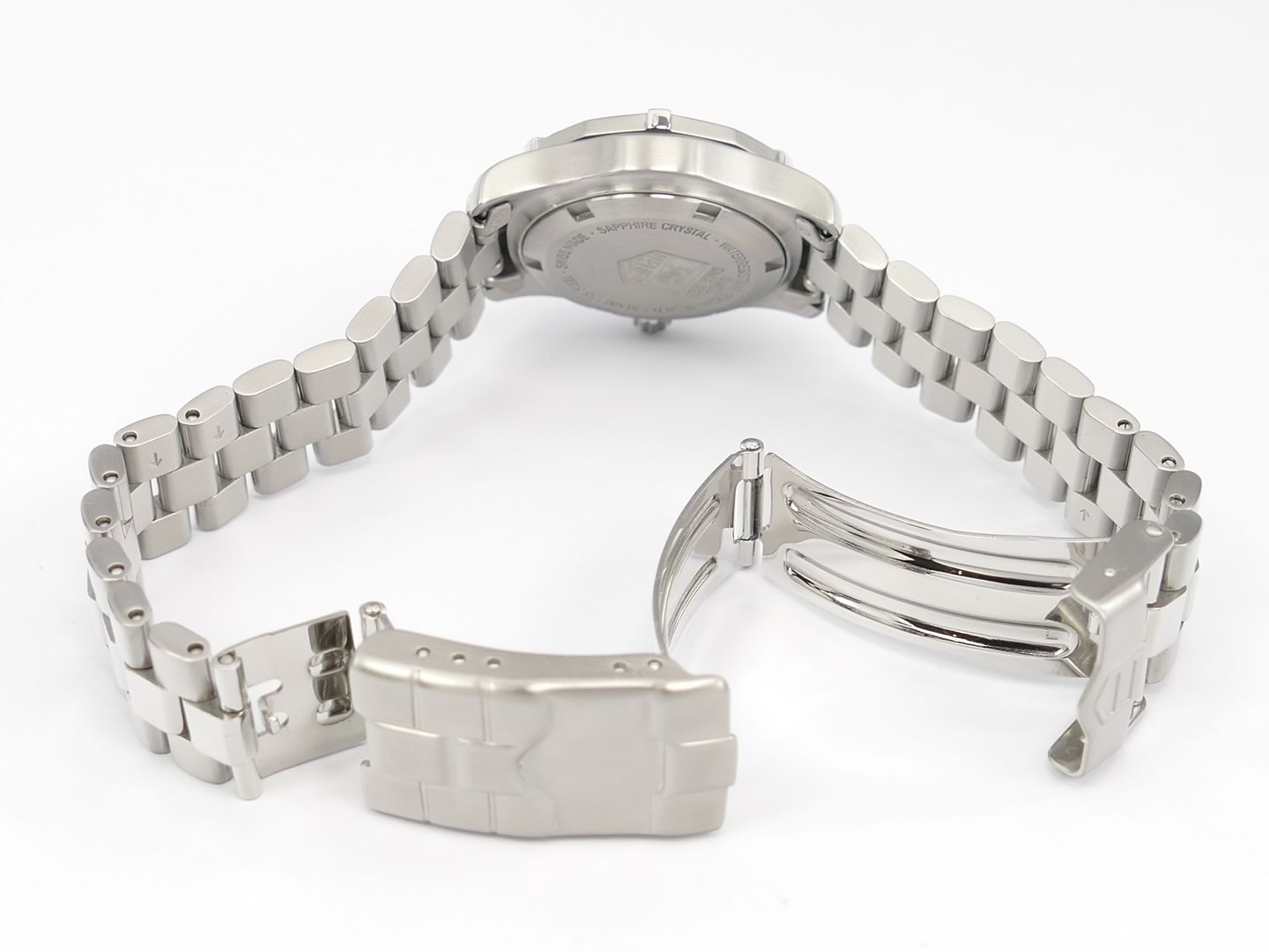 TAG Heuer 2000 WK1312.BA0313 folding clasp with security and wet suit clasps