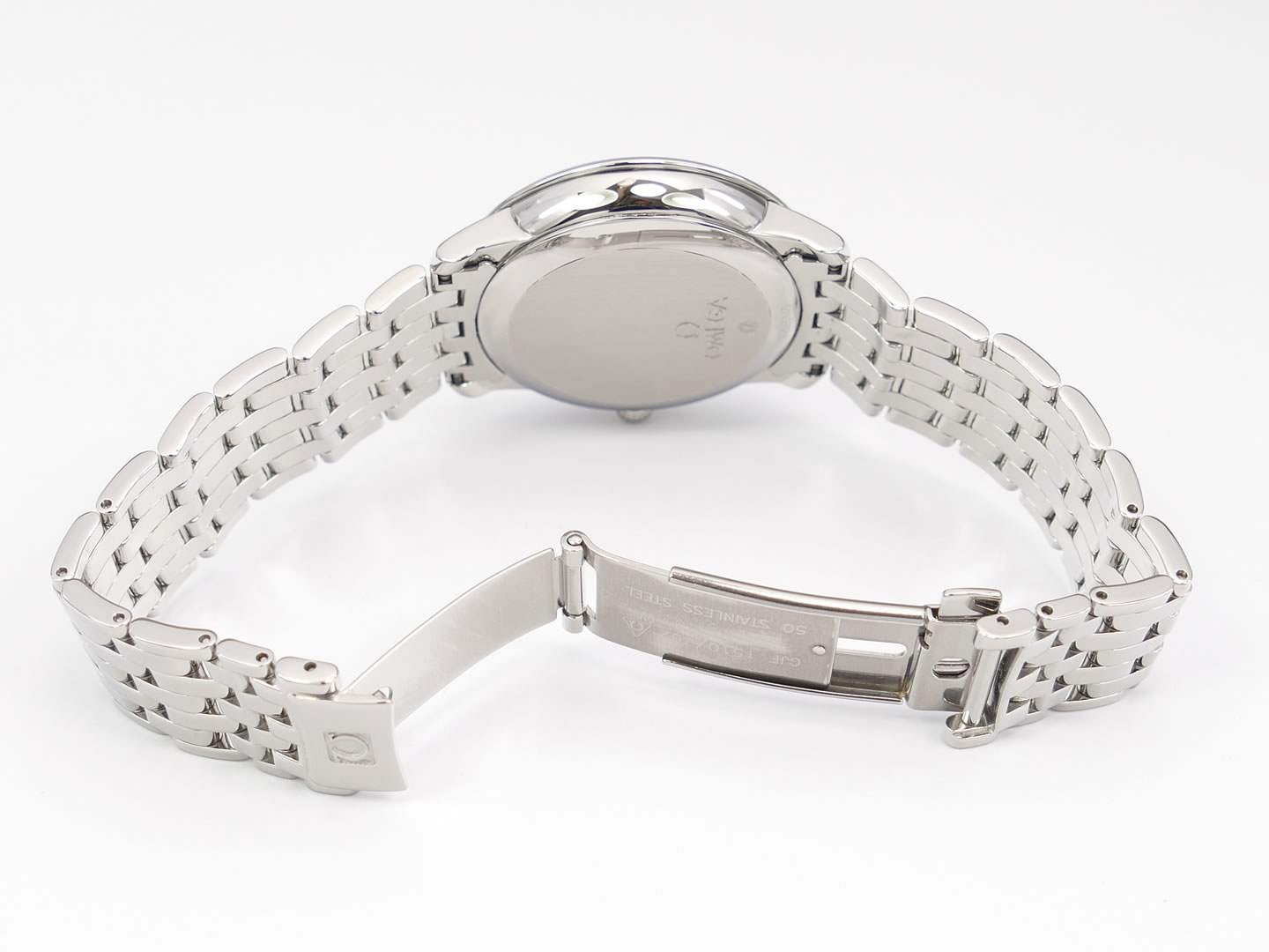 Omega De Ville 424.10.37.20.01.001 fold and slide clasp